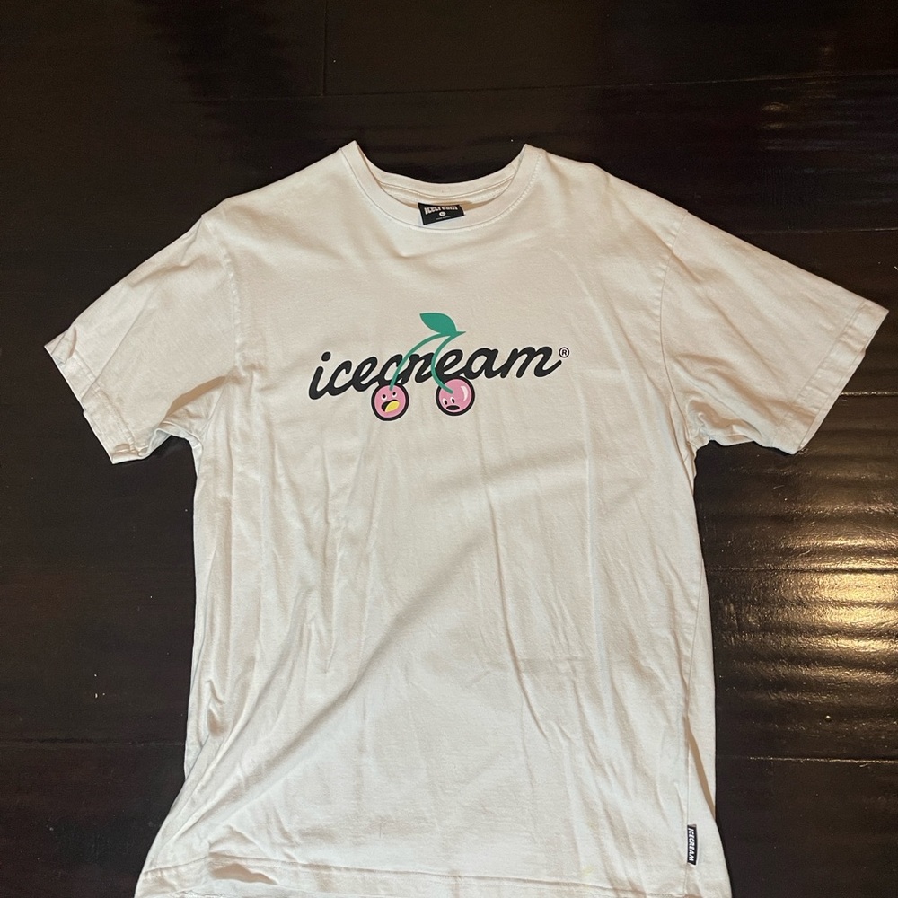 Icecream White Short Sleeve Tee